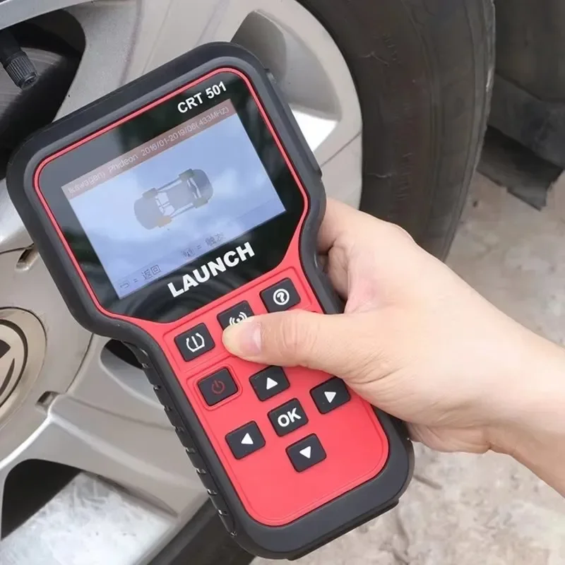 LAUNCH CRT 501 CRT501 PK TSGUN Tire Pressure Monitor System Activate Diagnostic Tool Read Write TPMS 433+315MHZ 2 In1 RF-sensors