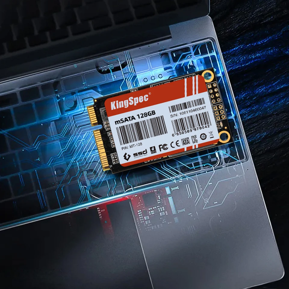 KingSpec mSATA SSD 512gb 128GB SATA 3 Internal SSD Hard Drive