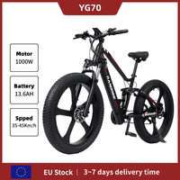RANDRIDE YX90M 1000W Peak E-Bike | 48V13.6Ah 60KM Range | SHIMANO Hydraulic Brakes | CST 4.0 Tires | Lockable Fork & LCD Display
