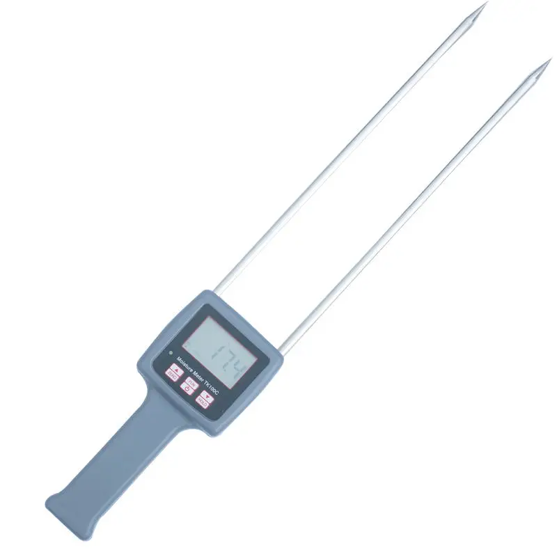 

TK100C Cotton Moisture Meter for seed cotton bale moisture Content Testing with 280mm probe sensor