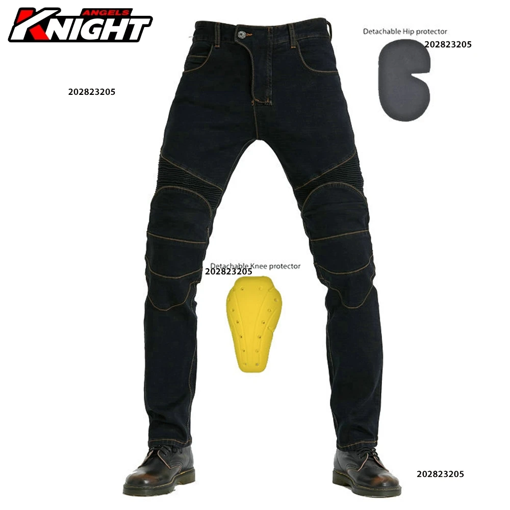 

Motorcycle Pants for Men Protective Gear Touring Motorbike Trousers Motocross Pants Protective Gear Stretch Jeans