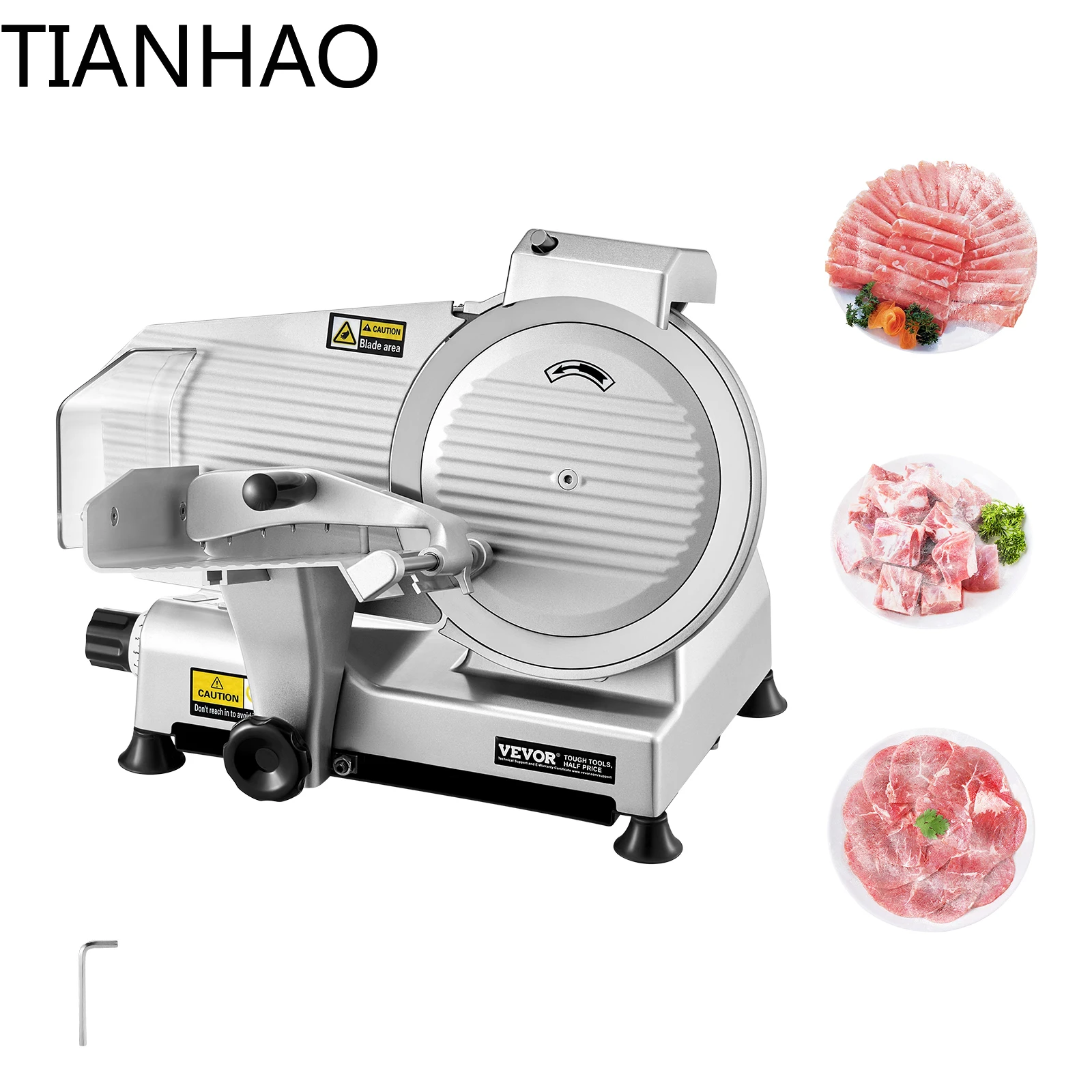 Commercial Meat Slicer 10 Inch - SucceBuy 10 inç 180W Ticari Et