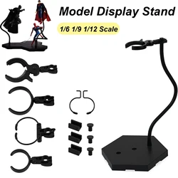 Doll Model Support Stand Action Figure Holder Action Figure Stand for 1/6 1/9 1/12 Scale Puppet Connectable Metal Toy Stand