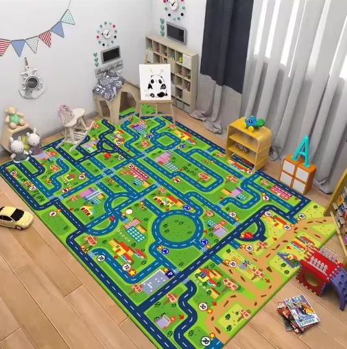 

Детские игровые ковры, ковер для гостиной, большой размер, декоративные коврики для дома и спальни, напольные покрытия, моющиеся.