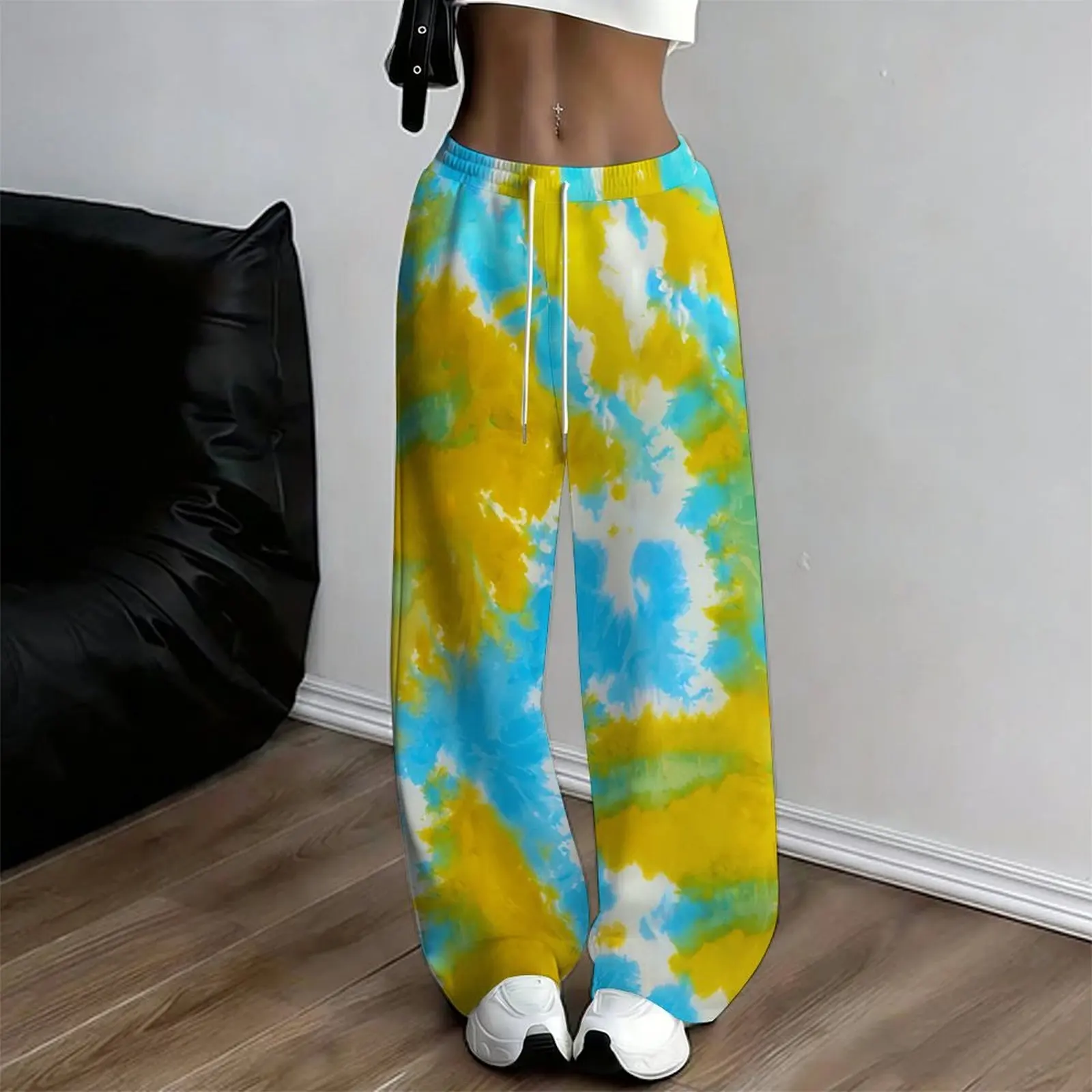 Women's Elegant Autumn Winter Vacation Trousers, Casual Fashion Loose Pants for Everyday Commuting