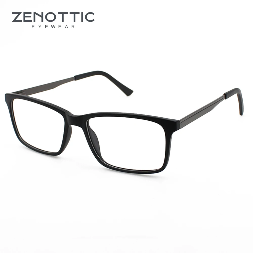 Men's Square Optical Glasses Frame by ZENOTTIC