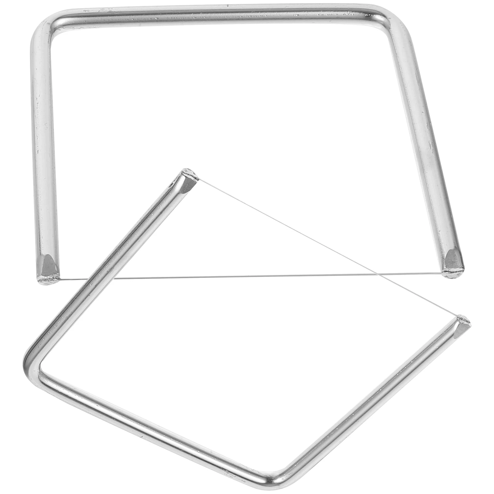 

2pcs Stainless Steel Cheese Slicer Wire Butter Cutter Kitchen Tool For Block Cheese Slicing Egg Cutting Tool Ergonomic