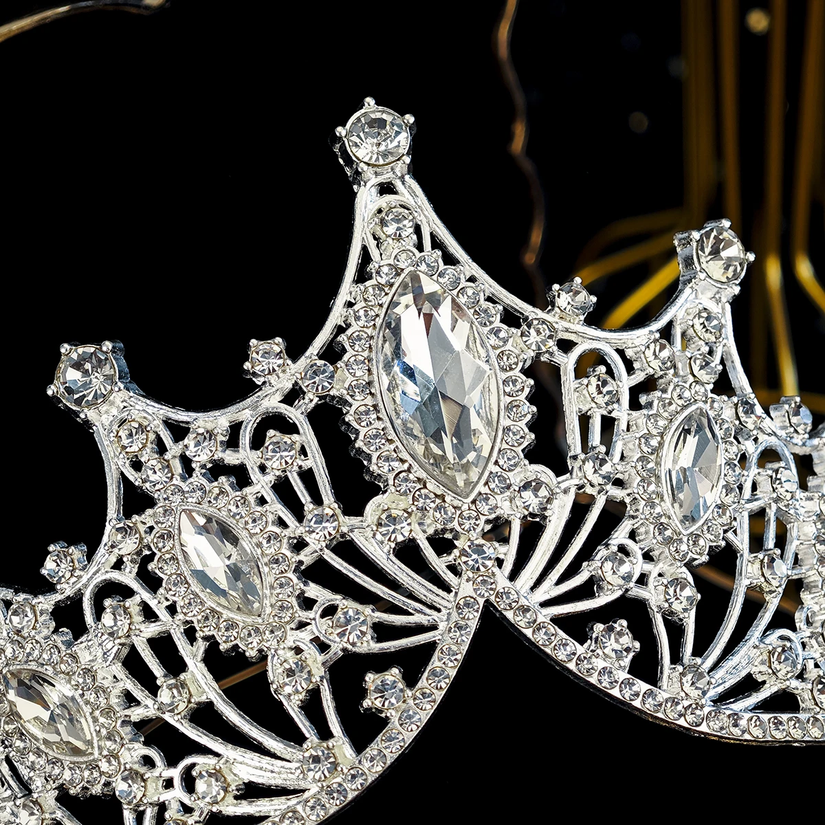 Baroque Crystal Queen Crown Classic Party Occasions diademi per le donne gioielli di Halloween principesse copricapo accessori