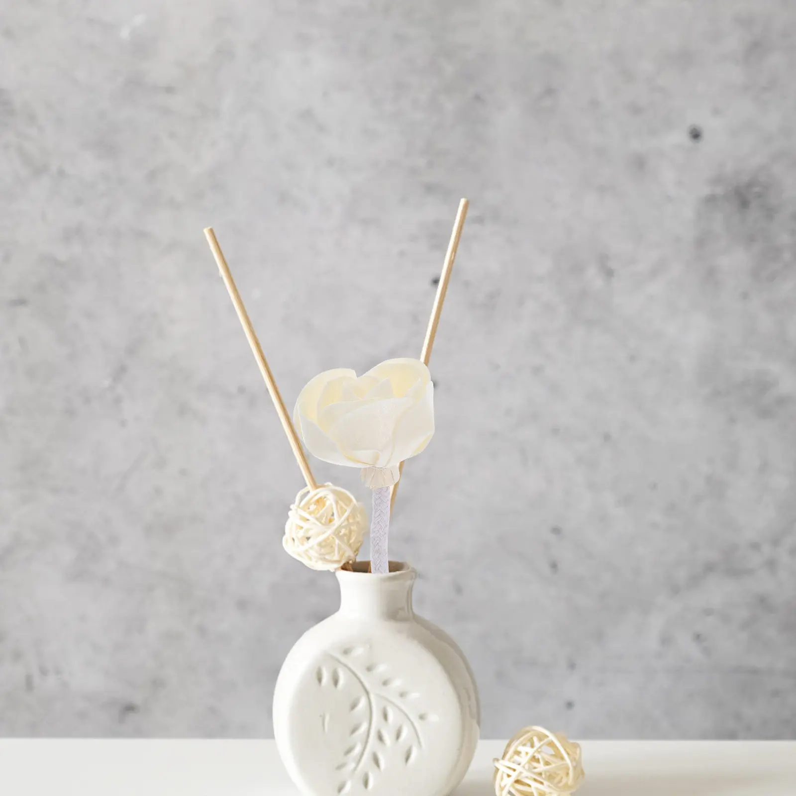 2Pcs Soft Bendable Cotton Rope Flower Head for Essential Oil Diffuser Aesthetic Home Decor Fragrance Evaporative Tool