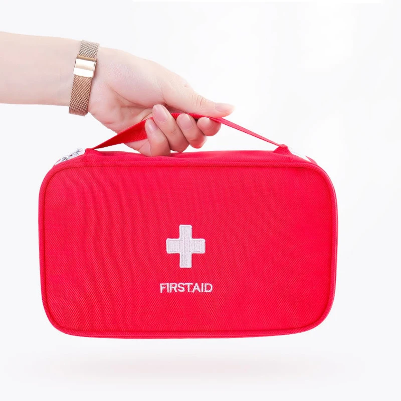 Kit di pronto soccorso da campeggio portatile borsa medica di emergenza custodia da viaggio custodia impermeabile per Kit per auto borsa vuota di