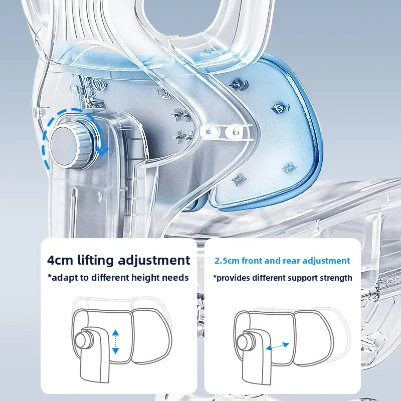 요추 지지대 조절 가능한 인체 공학적 의자, 가정 및 사무실용 편안한 게임용 의자, 안락 사무실 의자
