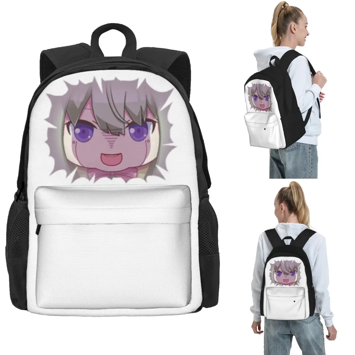 

BabyRobo Stamp Backpack Hot Sale Daypack Large Capacity Kids BookBag School Bag Shoulder Bags for Men Women