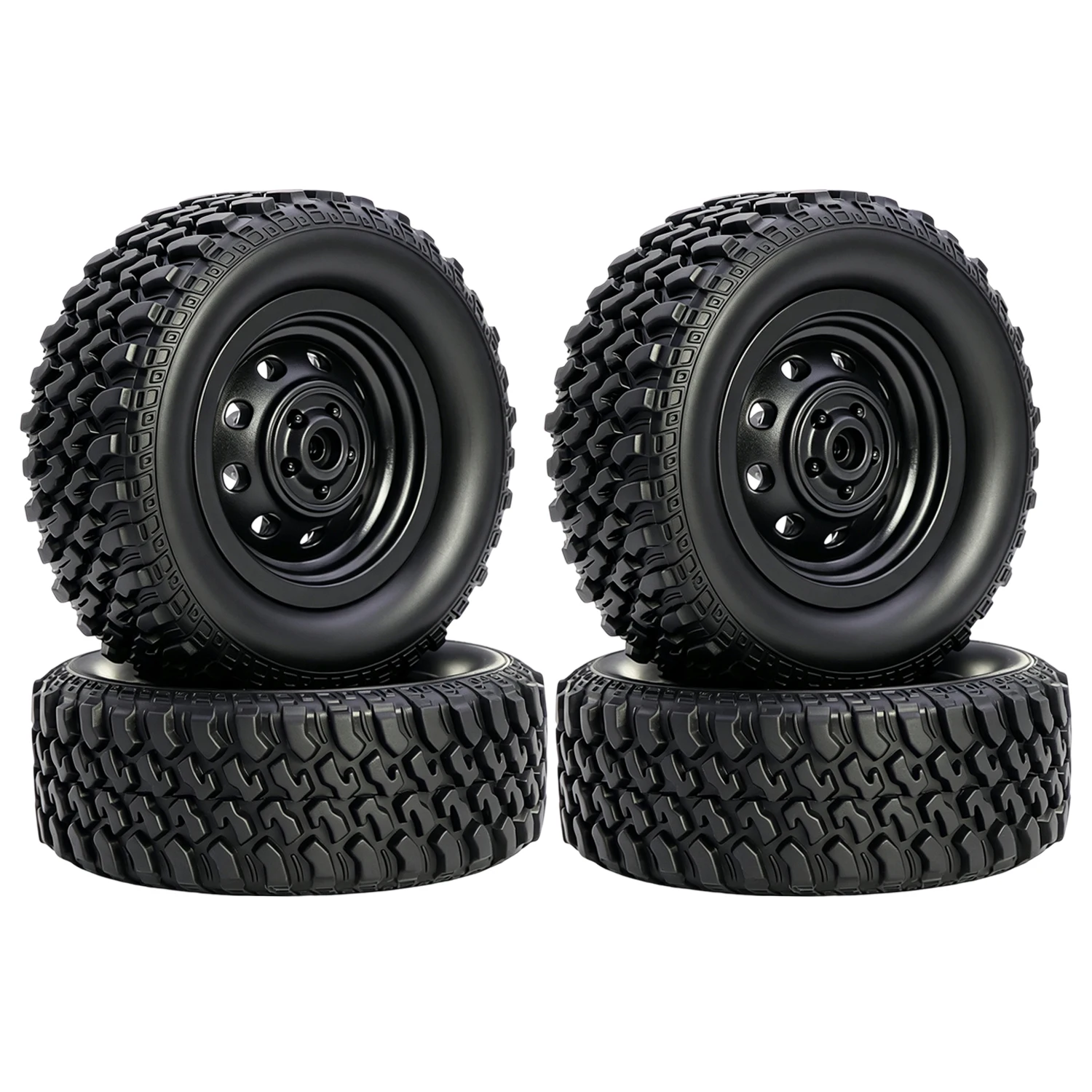MN82S 61mm*24mm 5mm Hex Tires Wheel Rubber Stock Tire For RC Off-Road Cars MN82 MN82T LC79 MN78 Truck Upgrade Parts