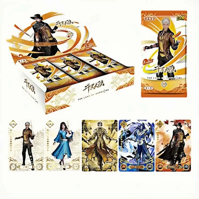 KAYOUDouluo DaluCardsClassic Version 10th Bullet Tang San Collection Card Pack بطاقات التداول الرسمية بطاقات قابلة للجمع للأطفال