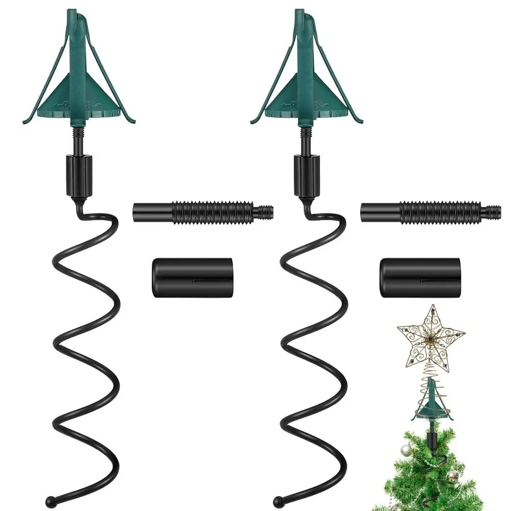 Twist-on Stabilisator Weihnachtsbaum Topper Halter Party Dekoration verstellbare Befestigung Baum Top Dekor Unterstützung