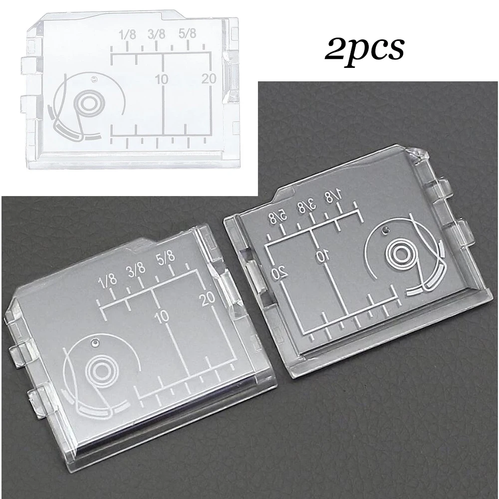 2 PCS Clear Plastic Assembly Bobbin Hook Slide Cover Plate For Janome Viking Husqvarna Sewing Machine Accessories #750036001