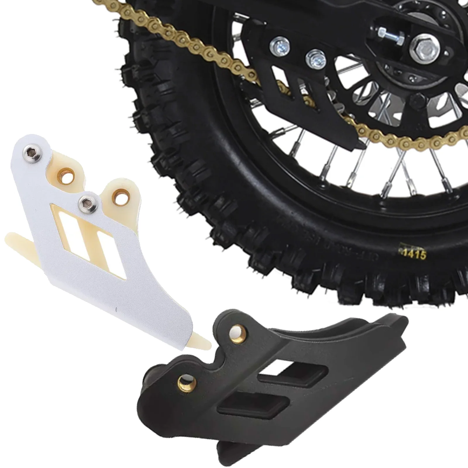 

Motorcycle Chain 420/428/520 Guide Guard Protector CNC For CRF150F Lifan50cc KLX110 Apollo125cc pit bike Monkey Motocross