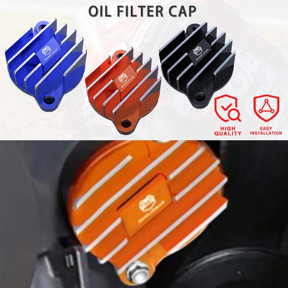 

2023 2022 2021 2020 2019 2018 For Husqvarna 401 250 SVARTPILEN 401 VITPILEN Motorcycle Engine Oil Filter Guard Cover Cap Plug