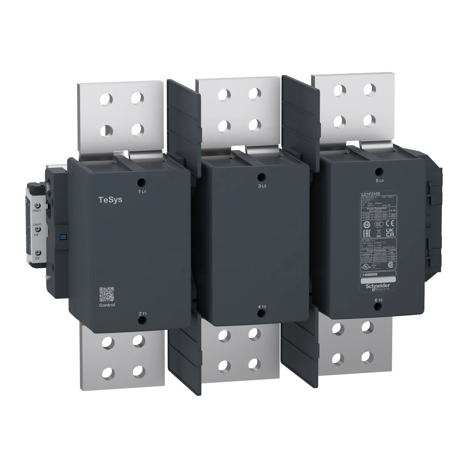 Contactor TeSysTeSys F Contactor 3P(3 NO)  440V 630A Coil 220V LC1F630F7 LC1F630M7 LC1F630P7 LC1F630Q7 110V 380V