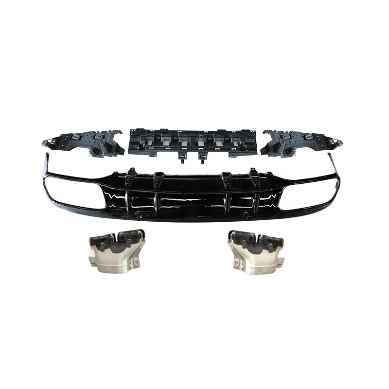

COUPE for C Class W205 Reftted for C63 Tail Lip Diffuser Exhaust