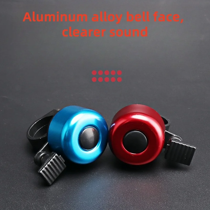 Cute Small Bicycle Bell Aluminum Alloy MTB Bike Safety Warning Alarm Cycling Handlebar Bell Ring Bicycle Horn Cycling Accessorie