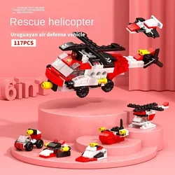 City Engineering Car Police Truck Building Blocks Tank Helicopter Bricks Fire Fighting Set Toys for Children the boys  6-12y