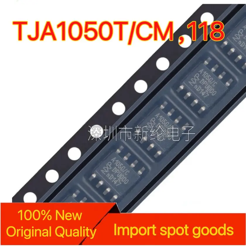 【5PCS】New original SMT TJA1050T/CM, 118 silk screen A1050/C SOP-8 CAN bus transceiver