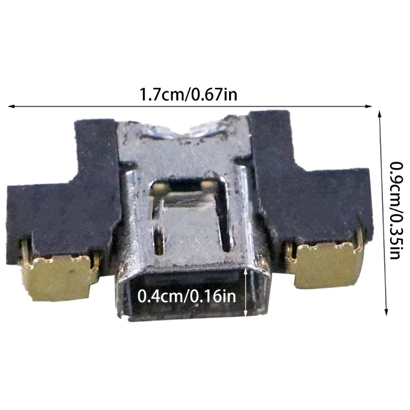 Fácil instalación Conexión carga Ajuste precisión Puerto carga repuesto Conexión metálica apta para 3DS y