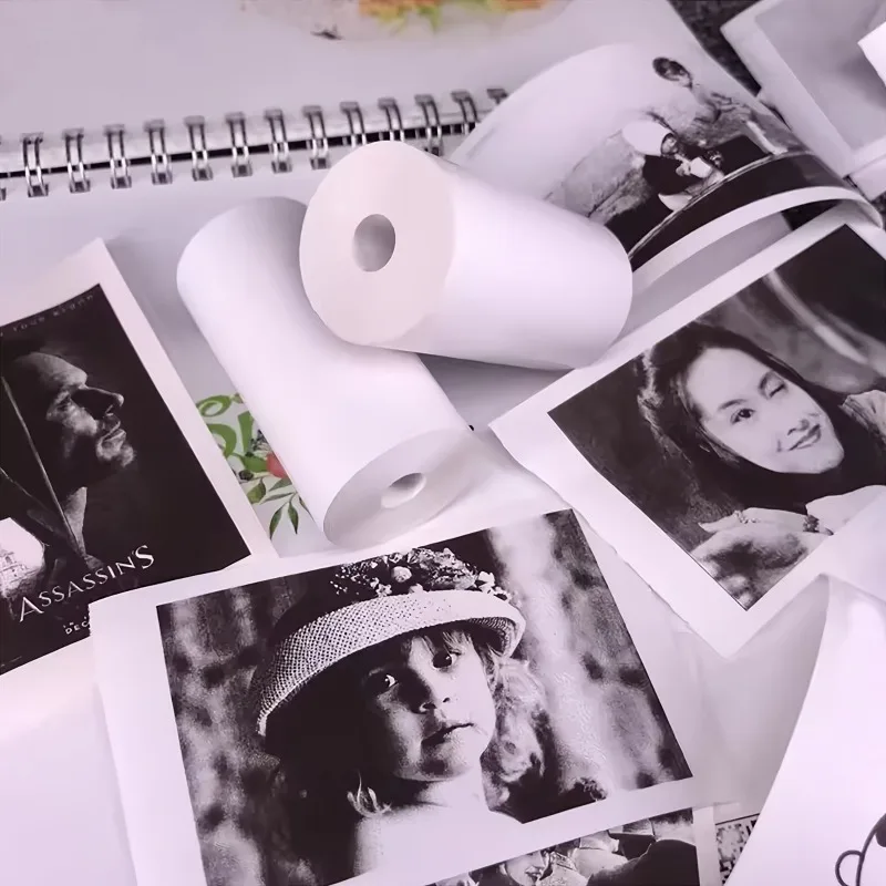 Uscita fotografica in carta termica per fotocamera con stampa istantanea 6/12, compatibile con la maggior parte delle mini stampanti e fotocamere, stampante fotografica portatile
