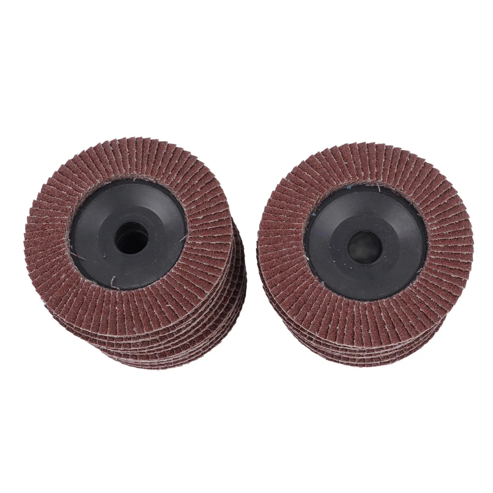 20 PZ 100x16 MM SANDPAPELLO per la molatura DISCO FLAP PER ACCESSORI PER RUOTEZIONE SU METALLO