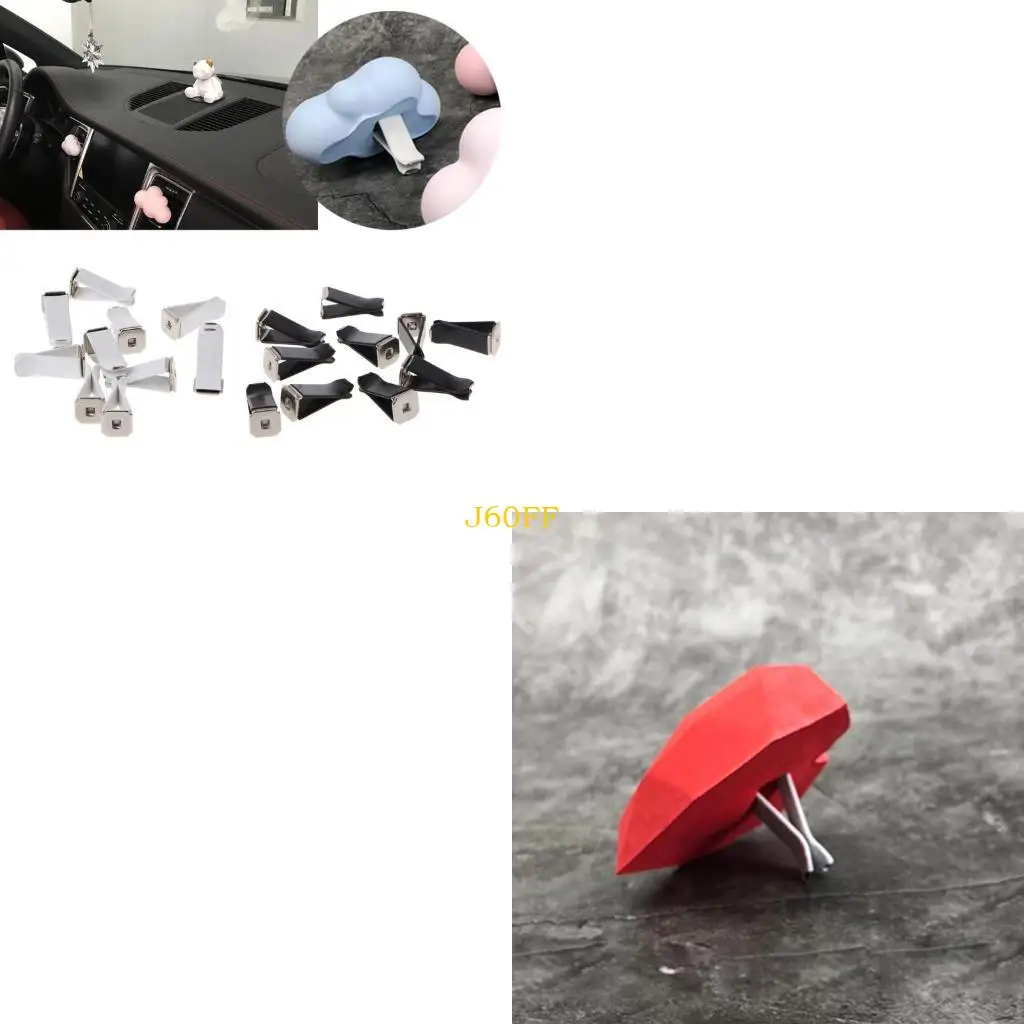 

J60F 10pcs Air Outlet Clip Glass Bottle Fittings Car Outlet Vent Clip