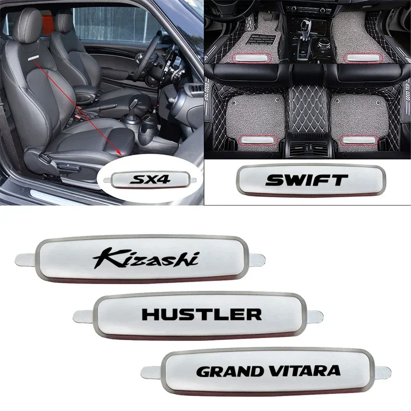 

Car Seat Sticker Emblem Sticker For Suzuki ALTO BALENO Equator CELERIO Ciaz HUSTLER IGNIS KIZASHI LAPIN SAMURAI Swift SX4 WAGONR