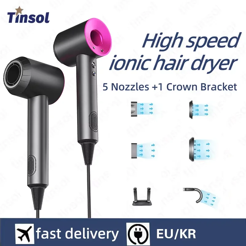 tinsol-新型高速マイナスイオンブレードレス恒温ヘアドライヤー-プロ仕様-家庭用マイナスイオンヘアドライヤー