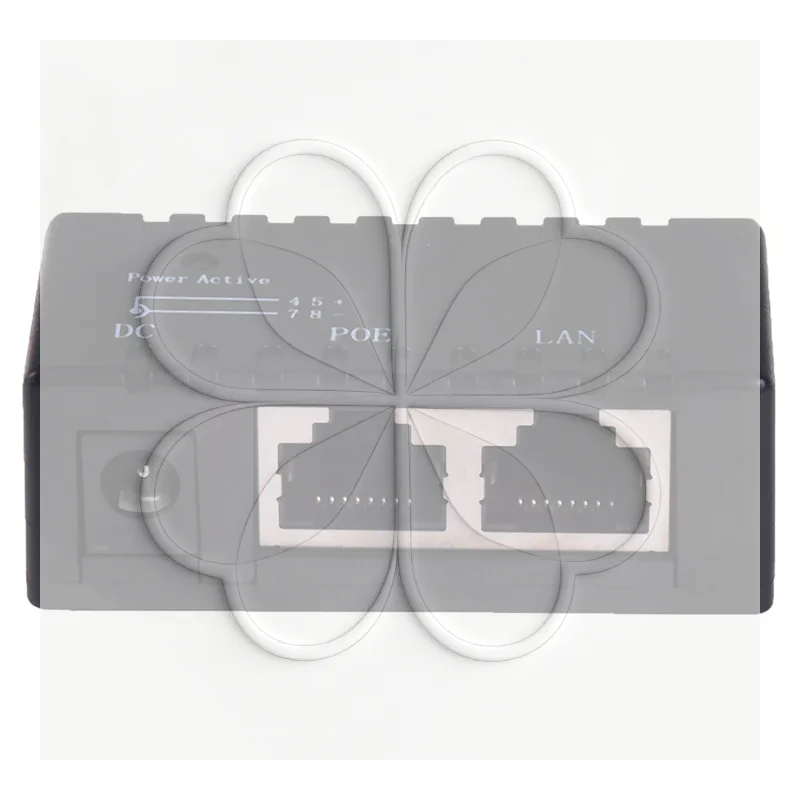 Passive POE injector for IP Camera VoIP Phone Netwrok AP device 12V - 48V