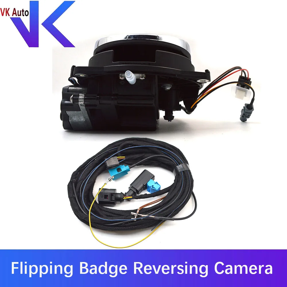 For VW Polo Flipping Badge Reversing Camera Emblem Rear View Camera Badge Parking Camera 2GD827469A 2GD827469B MTB8FGXS