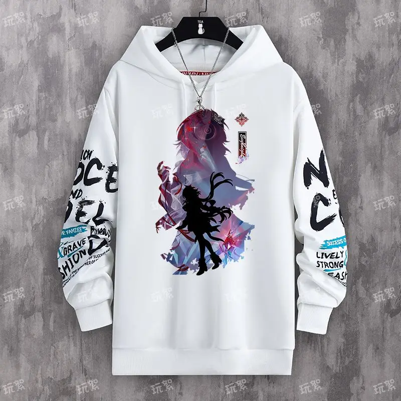 

Толстовка Game Honkai:Star Rail, уличная одежда, пуловер в стиле хип-хоп, куртка с капюшоном, верхняя одежда, Cyrene, 7 марта, блестящий подарок