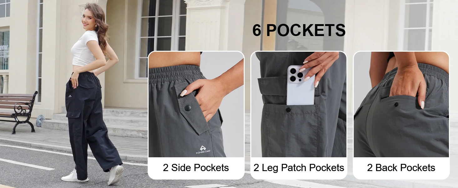 Women Baggy Parachute Pants