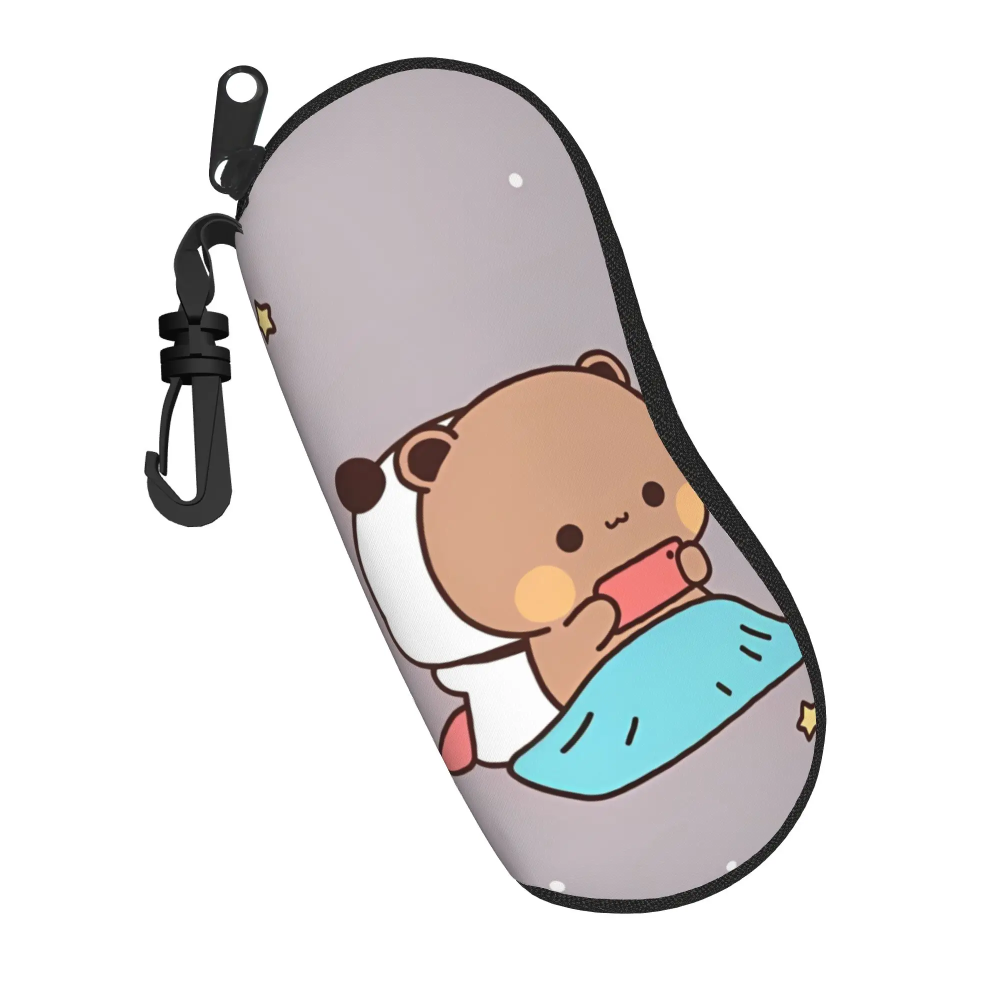 Bubu and DuduCute Cartoon Glasses Case Men Women Printing Accessories  Eyewear Storage Box Glasses Box
