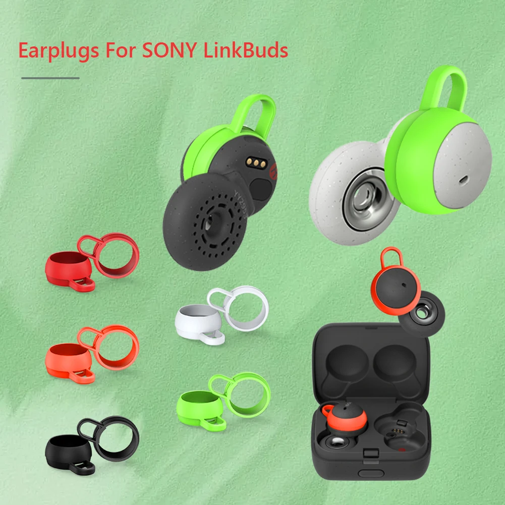 5 Pairs In-Ear Silicone Eartips Case Cover for Sony LinkBuds WF-L900 Multifunctional Portable Earphone Accessory