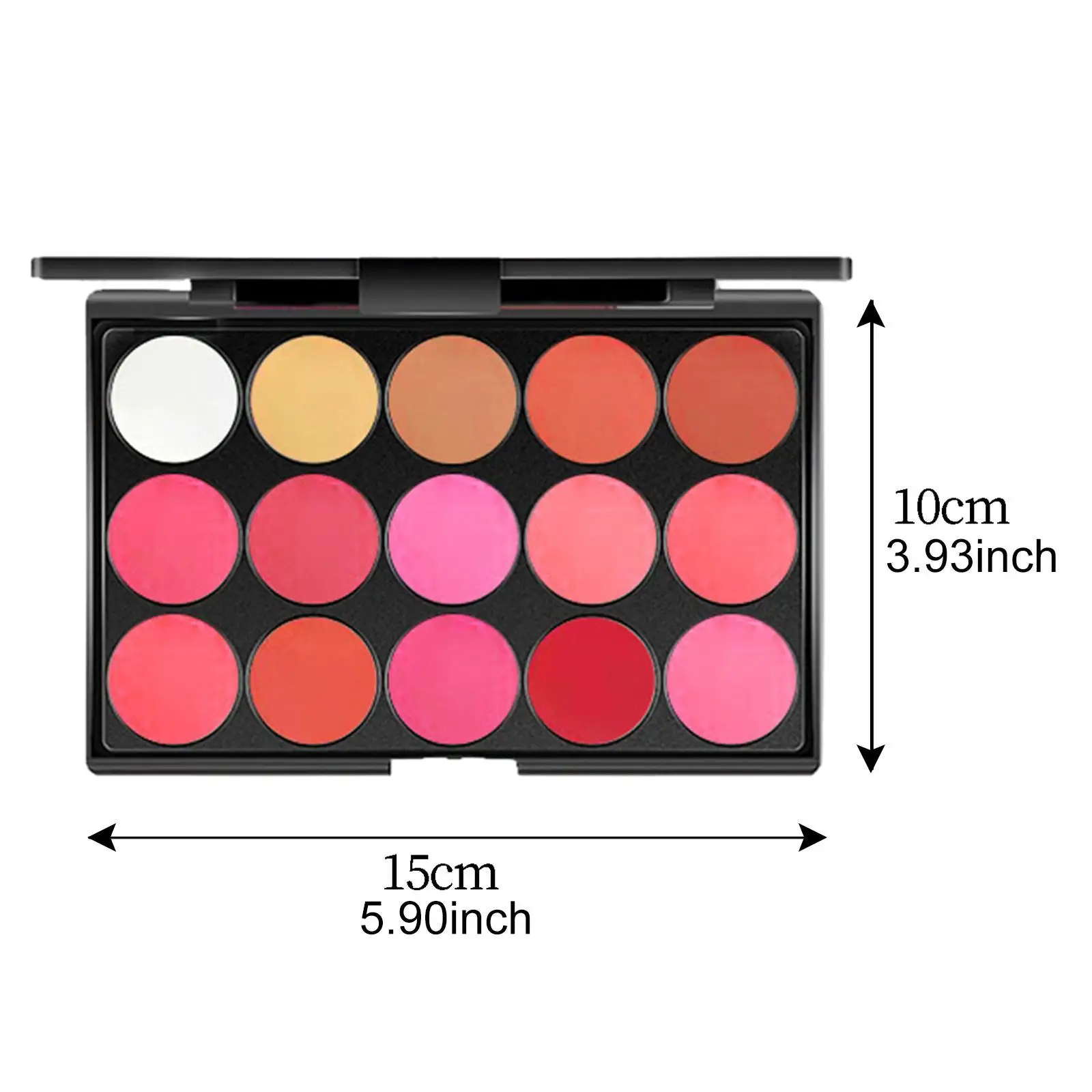 Lippenstift-Palette, Palette, professionelles kosmetisches, nicht klebriges Lipgloss-Make-up-Set, 15 Farben für nackte Lippen, Geschenk für Anfänger