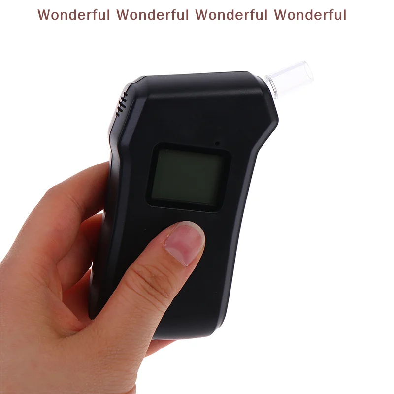 Digital LCD Breath Alcohol Tester with LCD Display Lightweight and Durable for Emergency Roadside Check