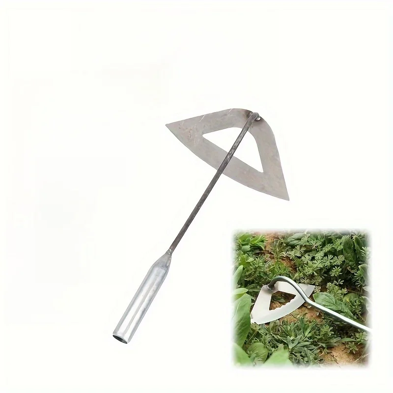 Narzędzia do motyki ogrodowej, motyka wykonana w całości ze stali hartowanej, ostre narzędzia do pielenia ogrodu, ręczna motyka ogrodnicza narzędzie do pielenia krawędziowego