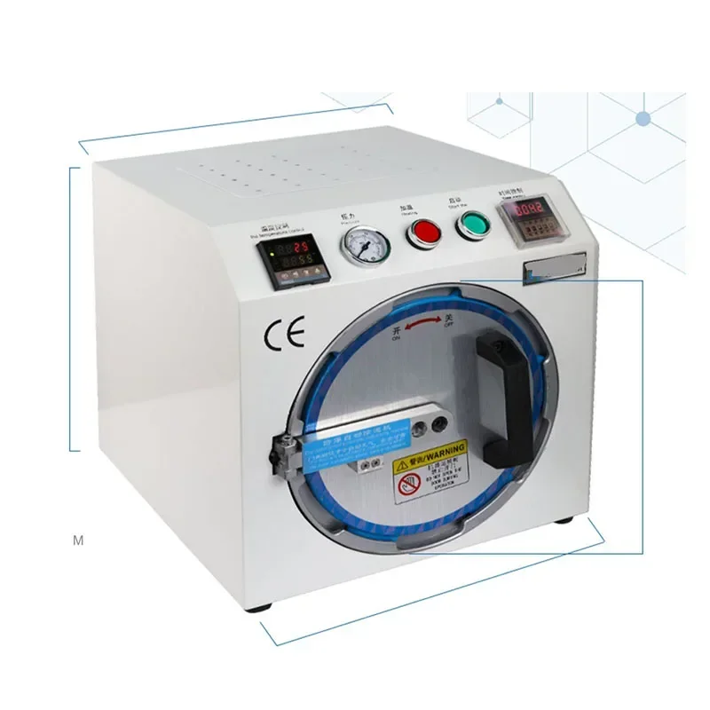 Mesin layar penekan ponsel kecil, mesin Defoaming, mesin vakum kecil Medium besar 800w untuk ponsel