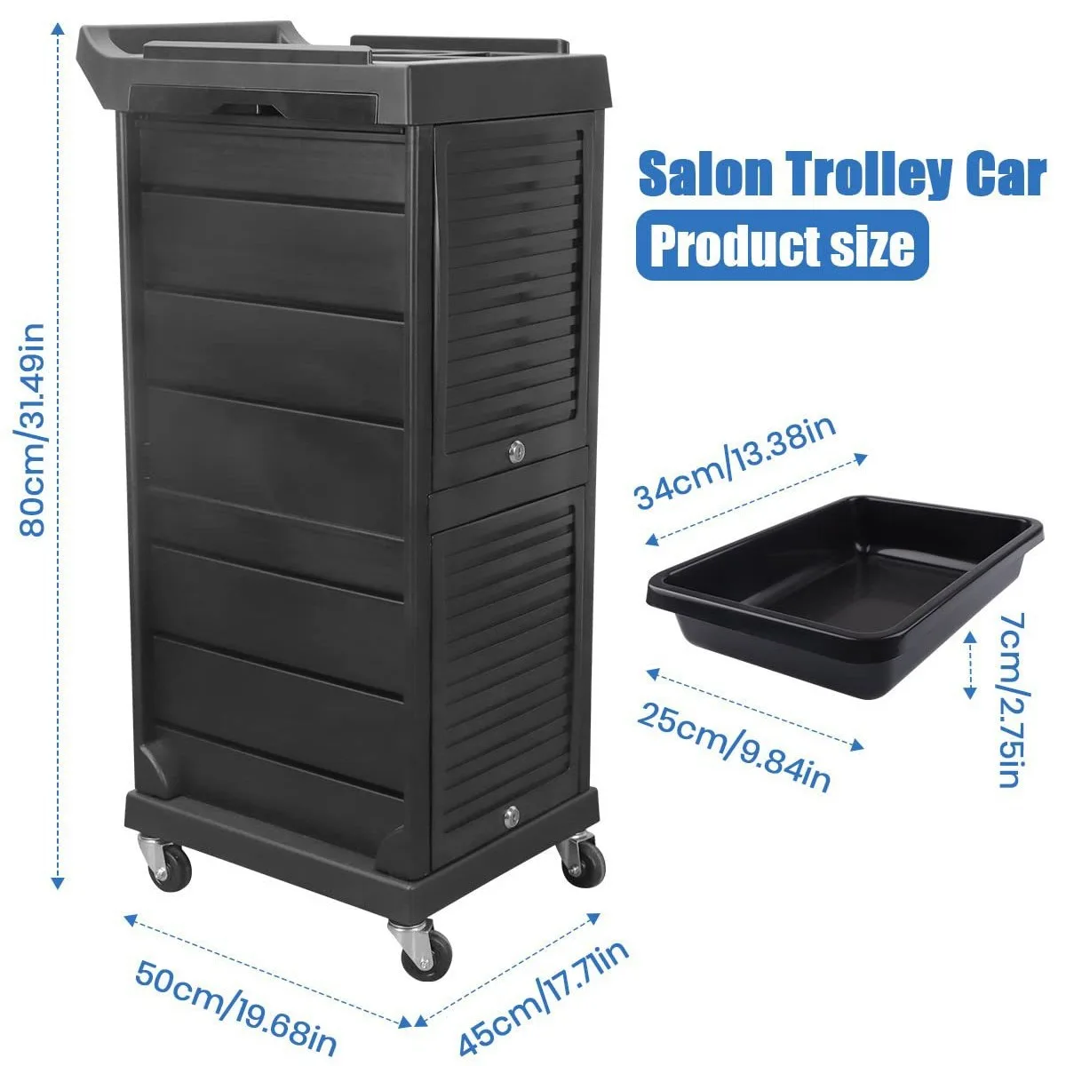 

Hair Cart Beauty Barber Shop Hair Salon Storage Tool Cart Cross-border Multi-layer Drawer Removable Shelf