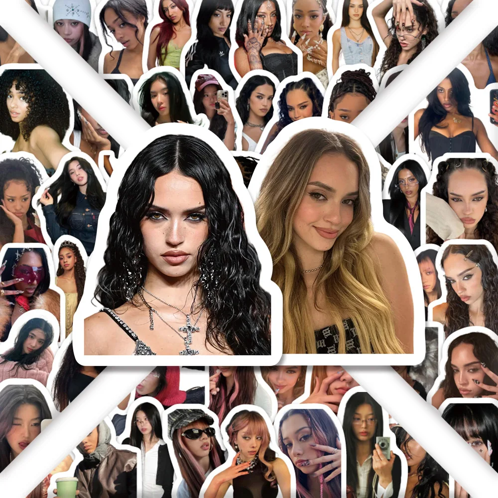 

100Pcs Kpop KATSEYE Stickers Waterproof Self-adhesive Sticker Decoration Notebook Decal LARA MANON MEGAN Fans Gift