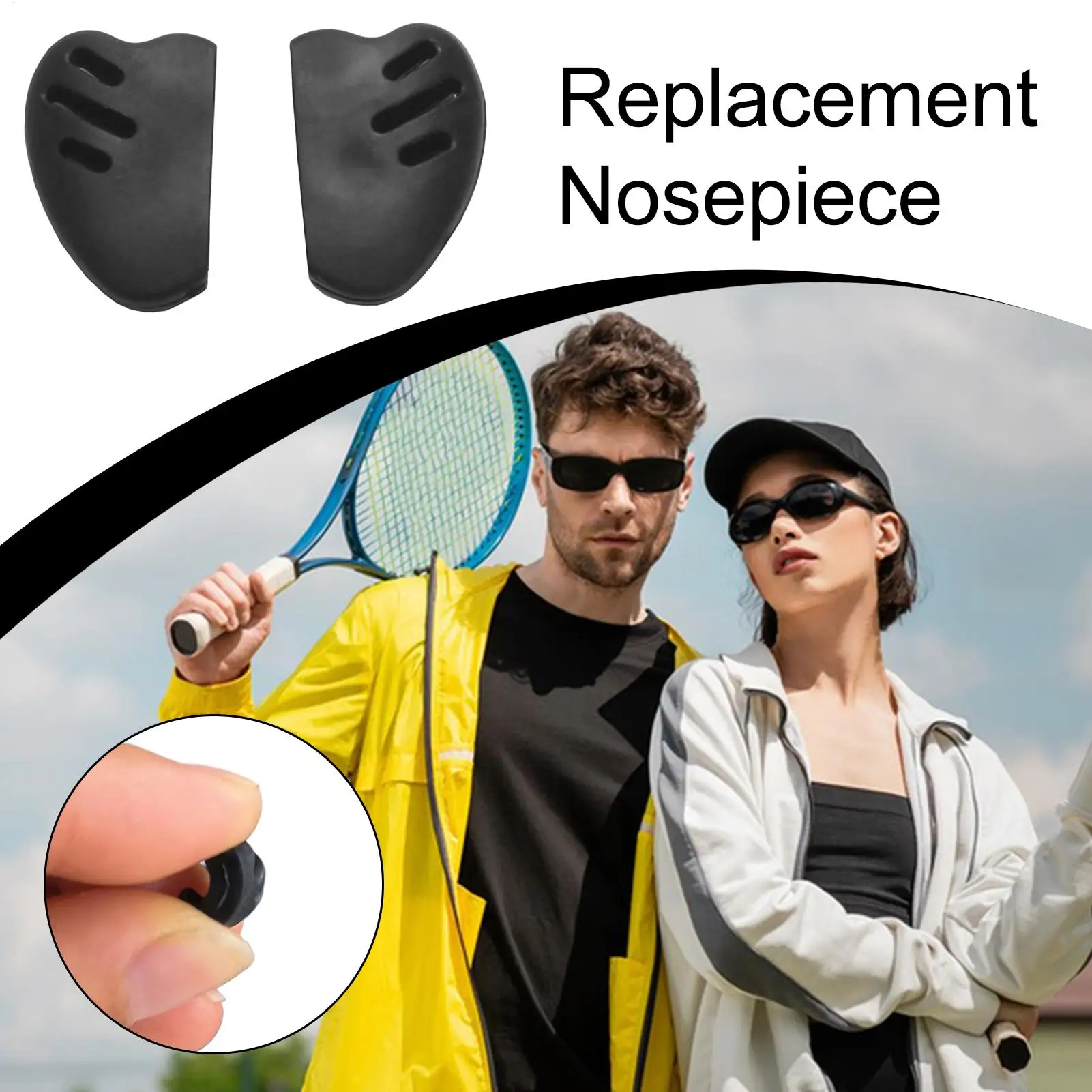 Non Slip Eyeglass Nose Bridge Pads, Soft Replaceable Nose Pieces, Universal Optical Frame Parts, Comfort Anti-slip Repair