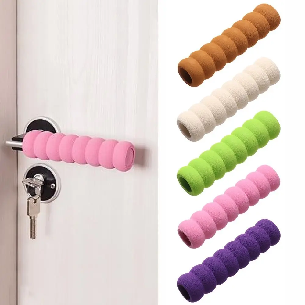 

Практичная защита дверной ручки, нескользящая спираль, красочная защита дверной ручки для гостиной, детская защитная дверная ручка, стопор