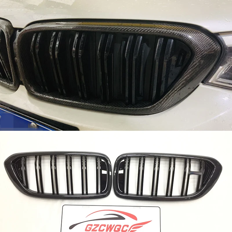 

G32 Carbon Fiber Grille Double Line for Bmw 6 Series 2017-2023 G32 6gt Carbon 2-Line Grille