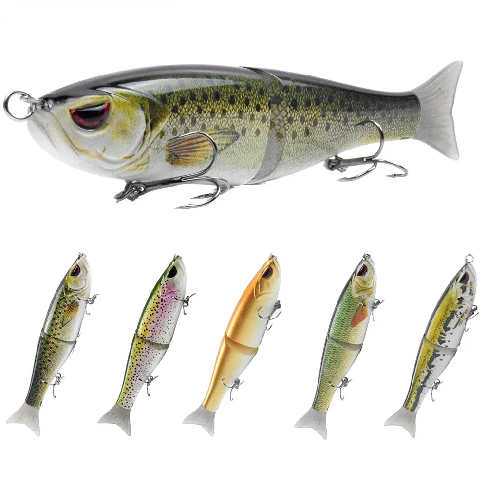 

Metal Jointed Lure Big Bait 18cm/62g Minnow Swimbait Artificial Crankbaits Bass Fishing Vatalion Wobblers Perchfishing Megabass