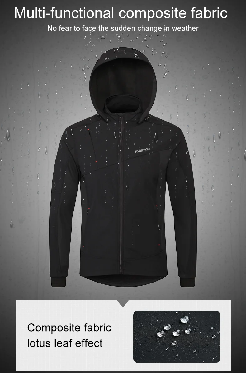 Veste De Cyclisme Homme Nuckily – Thermique, Imperméable, Coupe-vent – Taille M – Verte